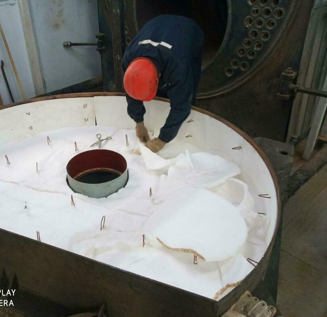 Футеровка крышки парового котла, фото 1