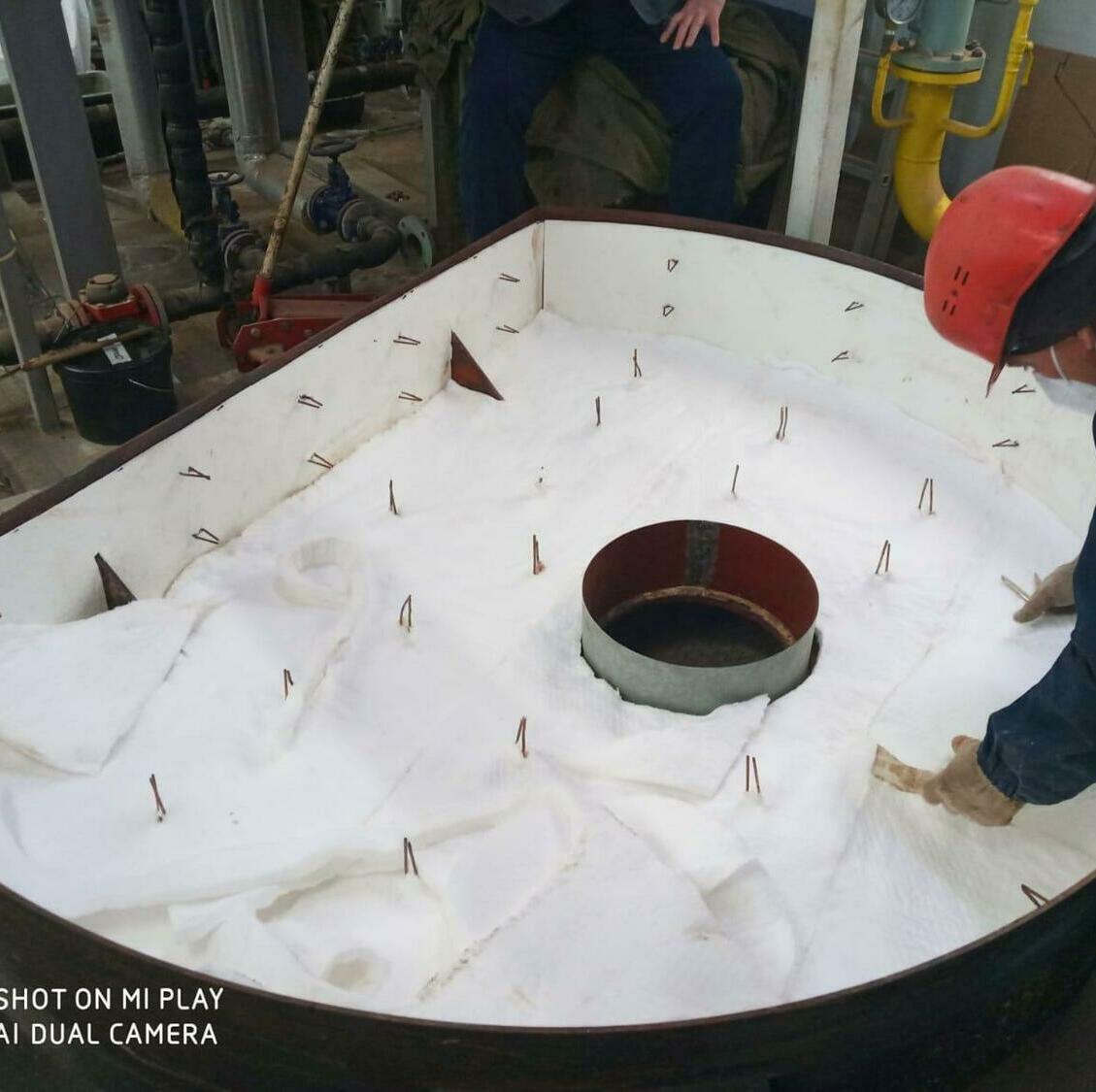 Футеровка крышки парового котла, фото 3