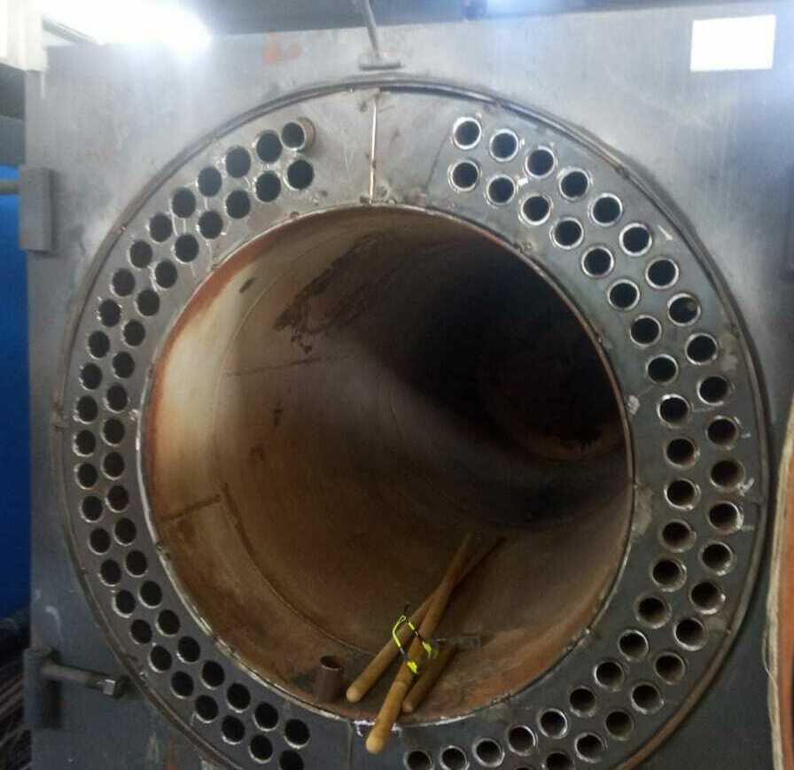 Изготовлена трубная доска водогрейного котла котельной