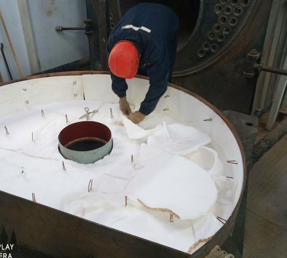 Футеровка крышки парового котла, фото 1