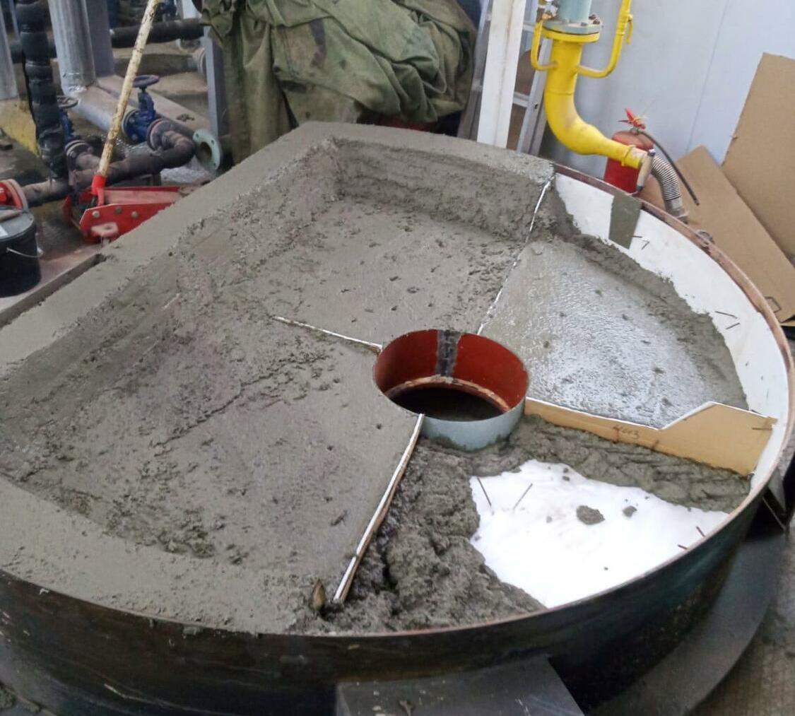 Футеровка крышки парового котла, фото 3