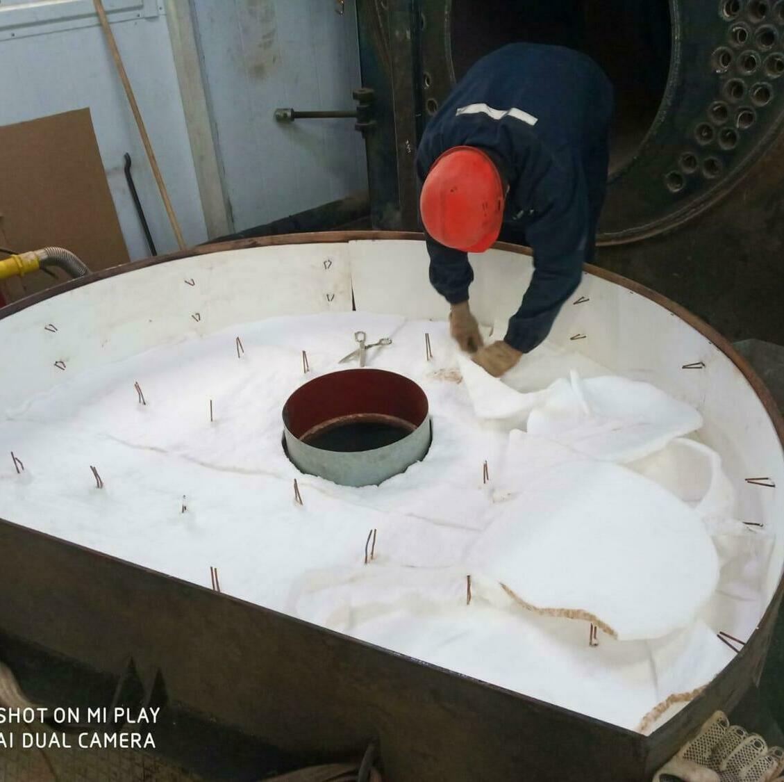 Футеровка крышки парового котла, фото 1