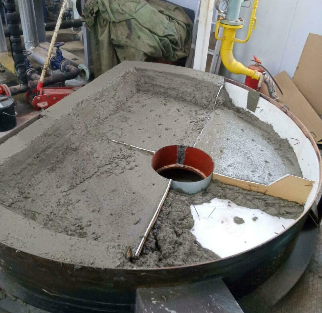 Футеровка крышки парового котла, фото 3